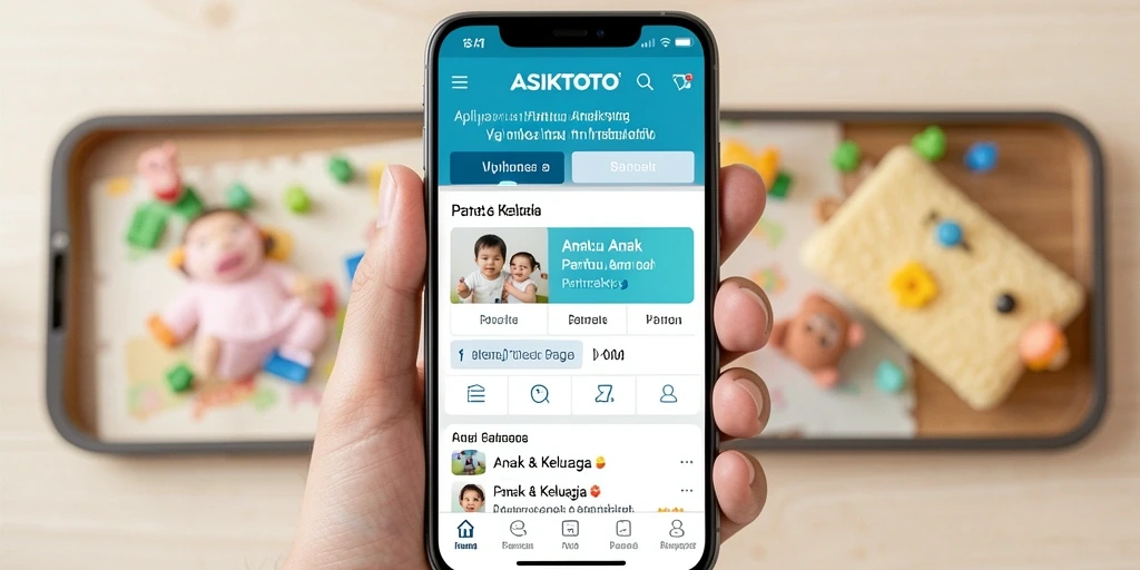 Tampilan antarmuka utama ASIKTOTO untuk memantau anak secara efektif.