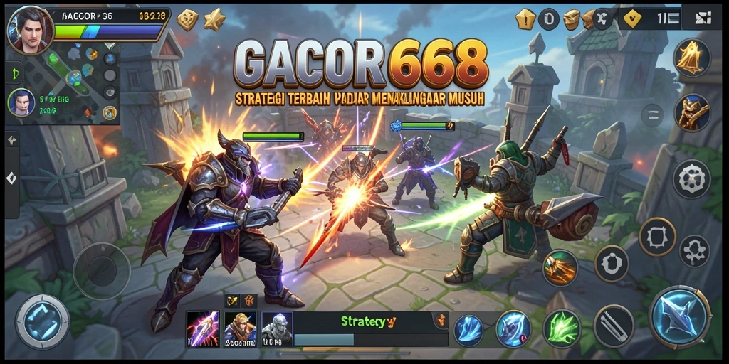 Tampilan antarmuka GACOR668 saat bertarung dalam strategi.
