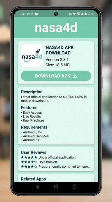 Tampilan halaman APK nasa4d